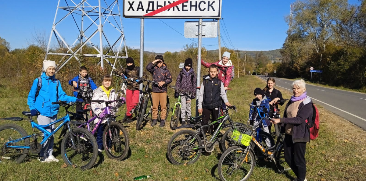 Участники велопробега