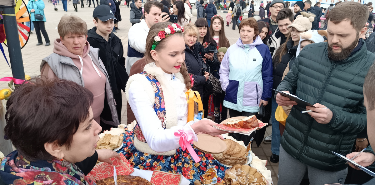 Команда МК РГО "Салют" на фестивале "Блинок", посвященном празднованию Масленицы