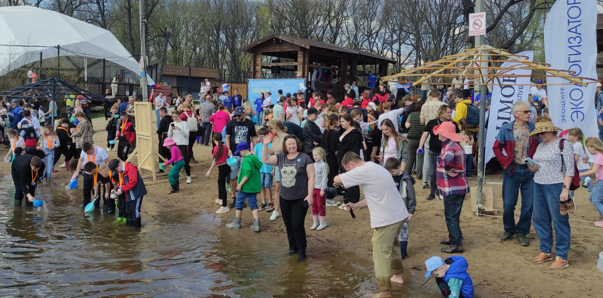 Во время акции "Водорослям – крышка!"