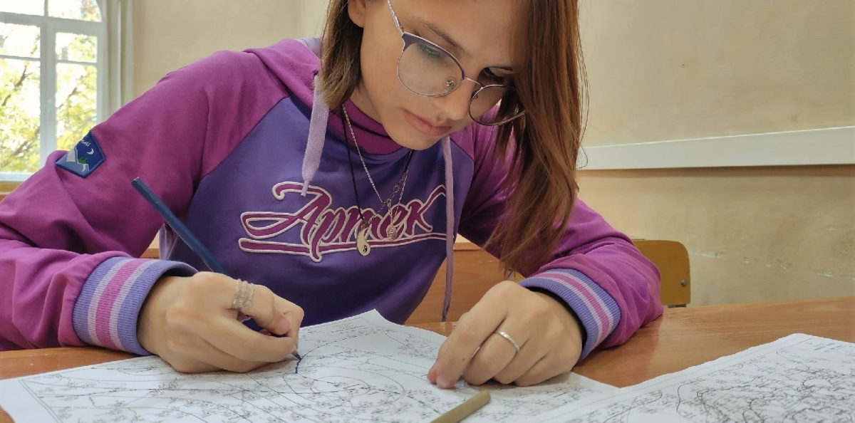 Занятия на Географической школе