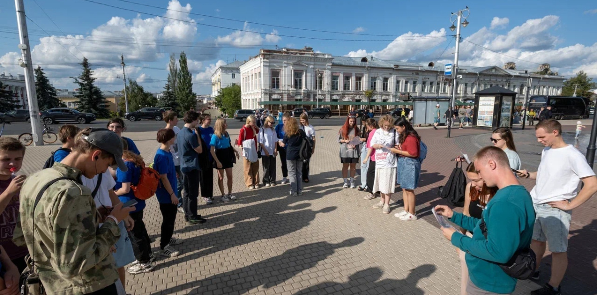 Старт исторического квеста в центре Владимира Старт исторического квеста в центре Владимира