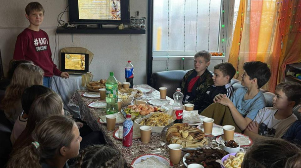 Активисты на чаепитии