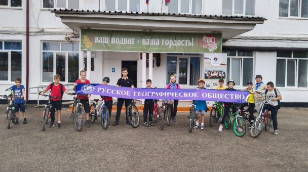 Участники велопробега