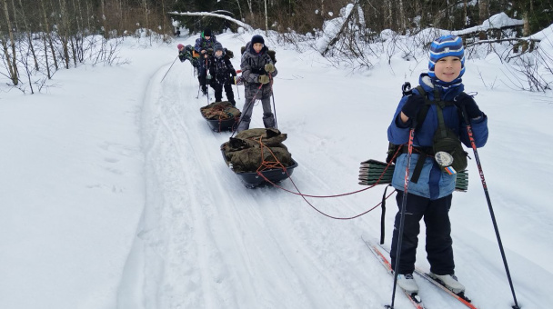 Лыжный поход выходного дня Молодежный клуб РГО "Дикие тропы"