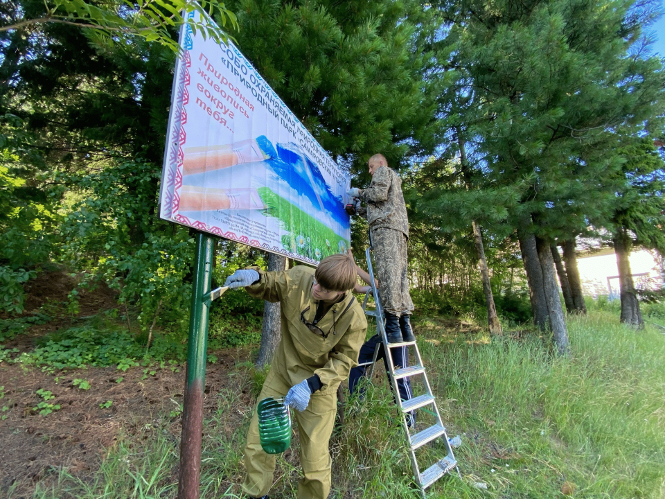 Работы по благоустройству парка