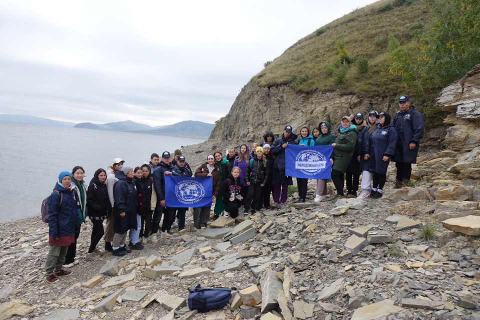 Общее фото участников на палеорифе 