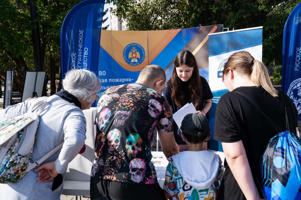 Работа станции "Мир географии"