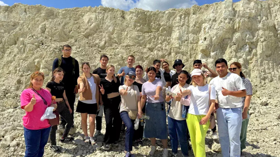 Меловой карьер в с. Атемар Меловой карьер в с. Атемар