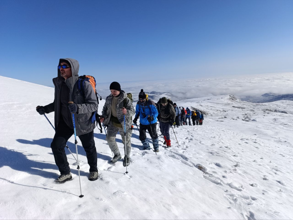 Восхождение на гору Таракла