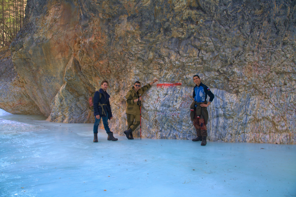 Наблюдения за зимнем состоянием высокогорных наледей