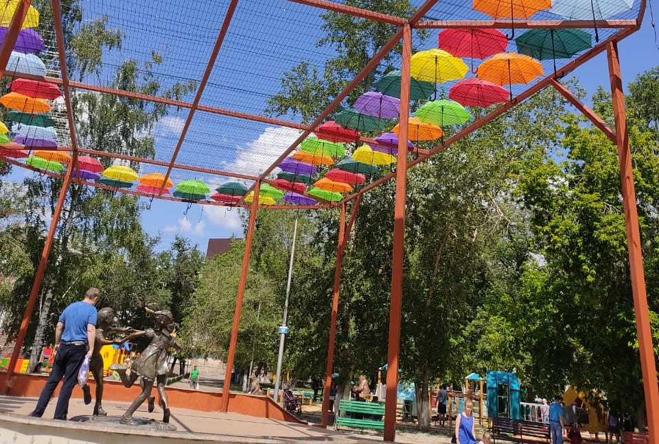 В детском парке