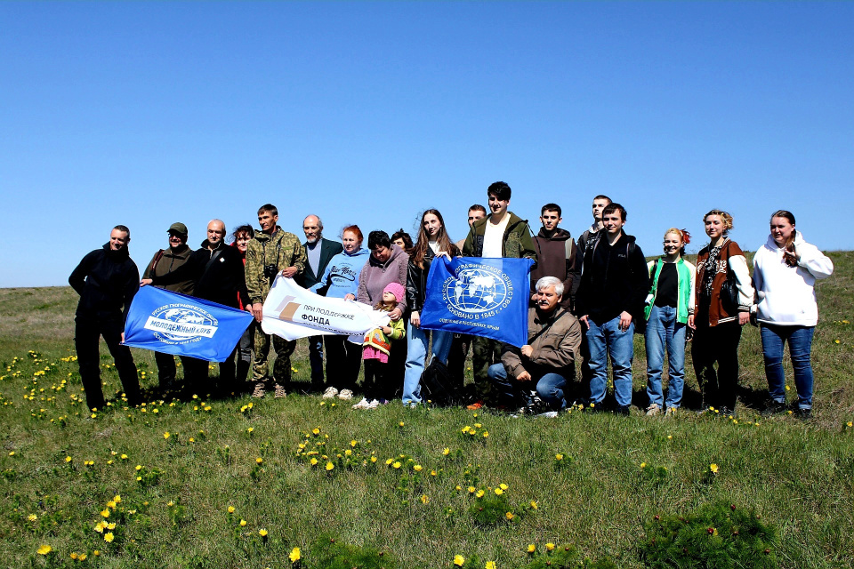 Участок заповедной степи 