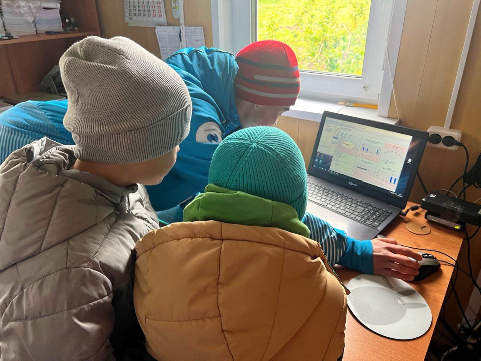 На рабочем месте метеоролога