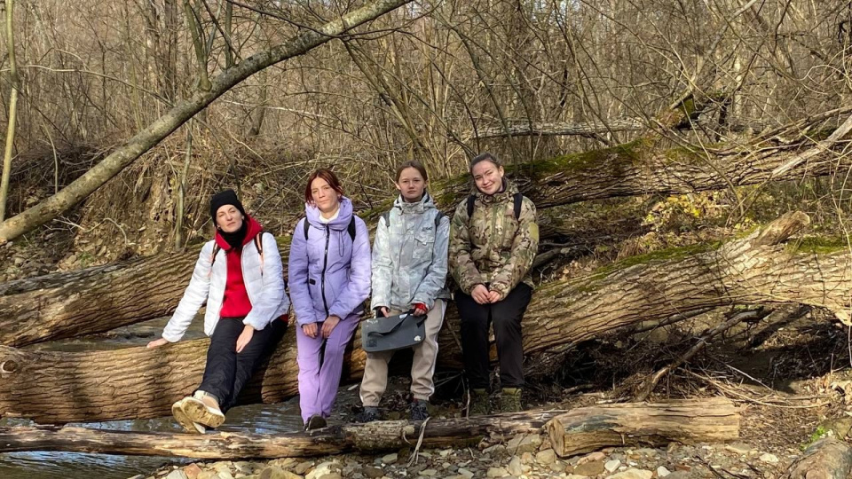 Участники акции "Чистый лес"