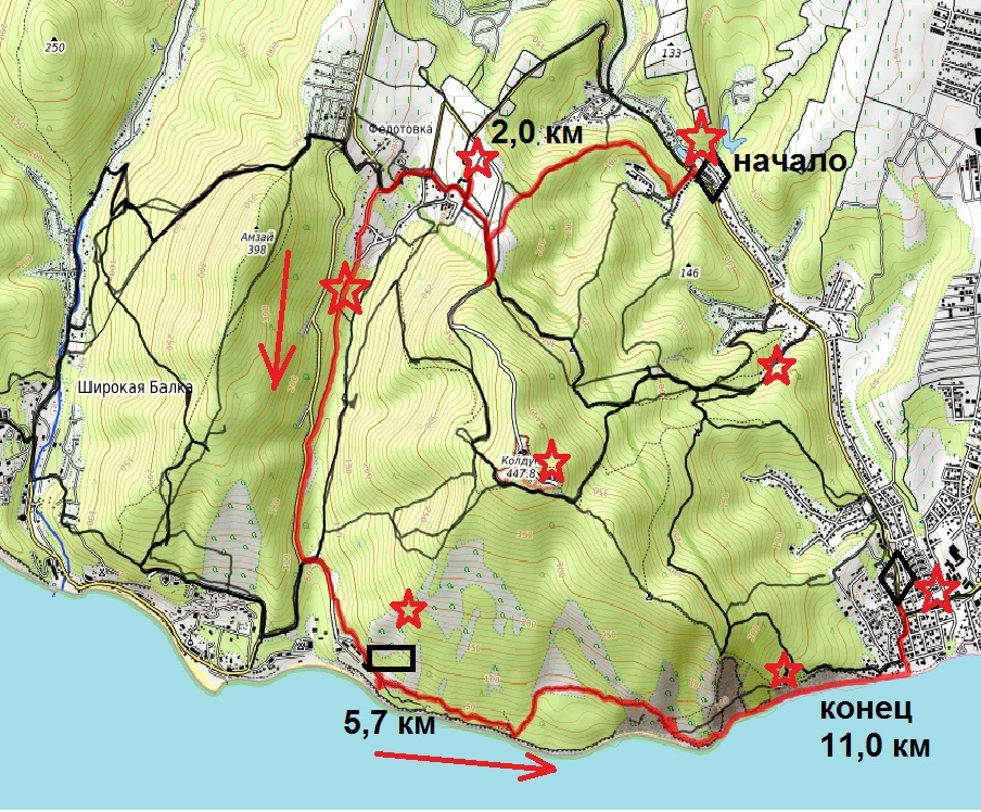 Маршрут "Черепашья тропа"