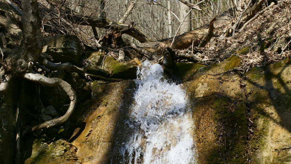 На фото водопад «Мужские слезы» (Омовение) Автор фото Ровкина Ольга, руководитель Молодежного клуба Русского географического общества на базе Северского отделения Краснодарского регионального отделения