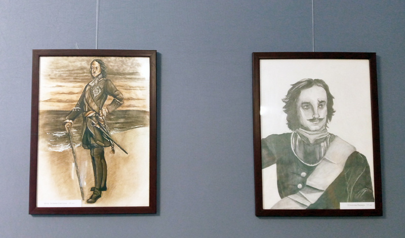 Портреты Петра I, выполнены Беляевой С., Лукьяновой В. Портреты Петра I, выполнены Беляевой С., Лукьяновой В.