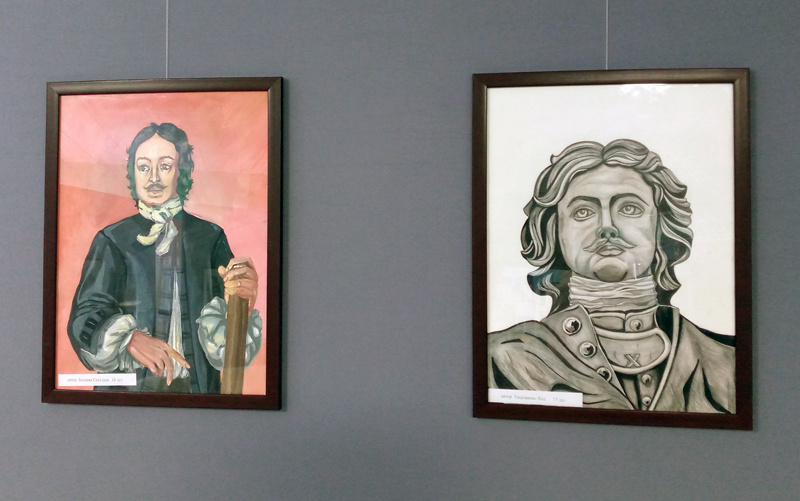 Портреты Петра I, выполнены Беляевой С и Уксуменко Я. Портреты Петра I, выполнены Беляевой С и Уксуменко Я.