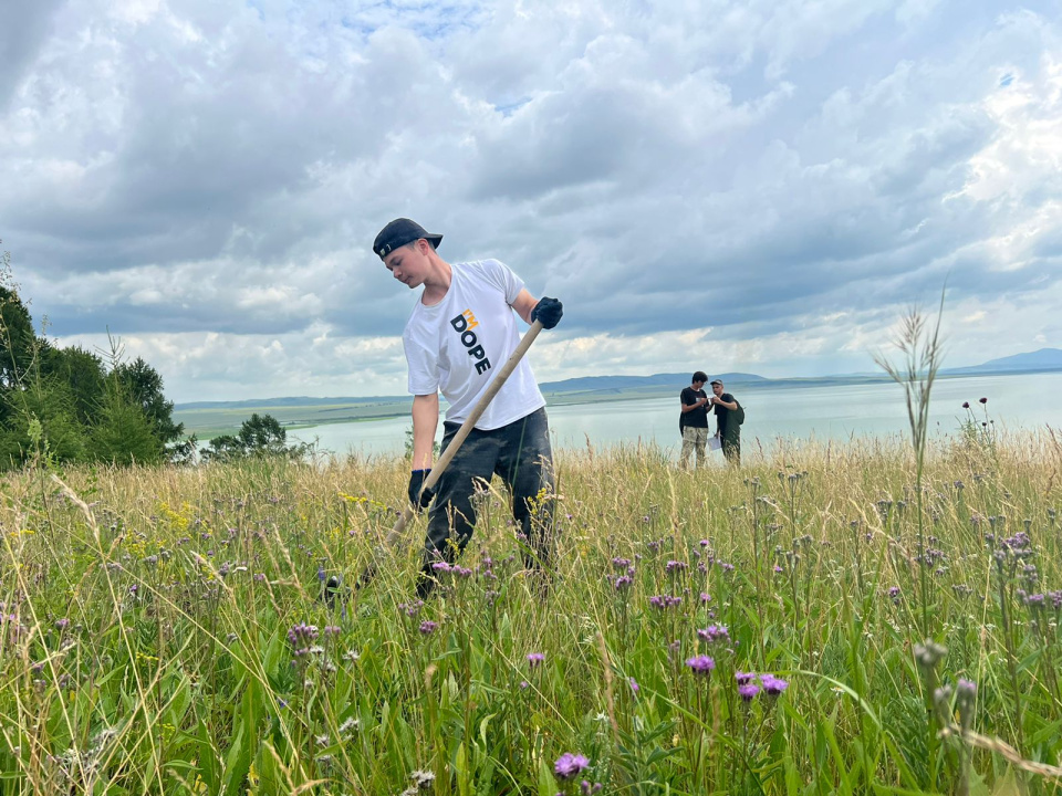 Заложение почвенного разреза