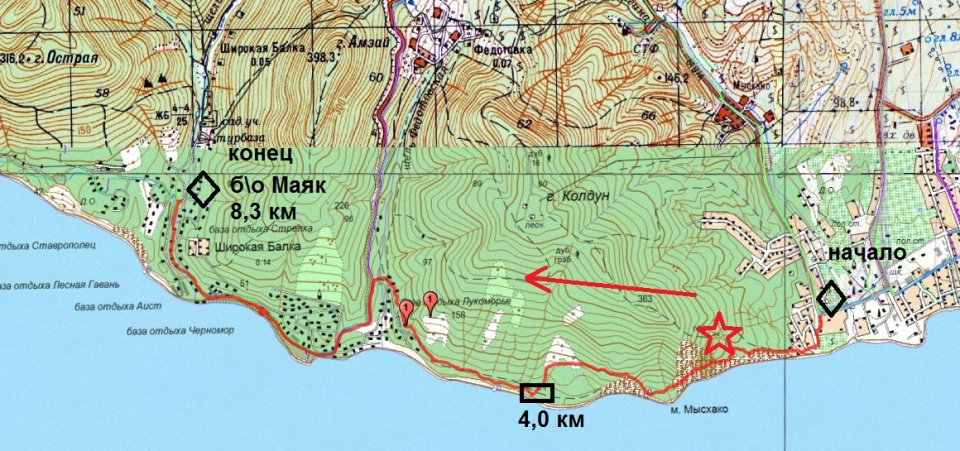 Маршрут "К дольменам"