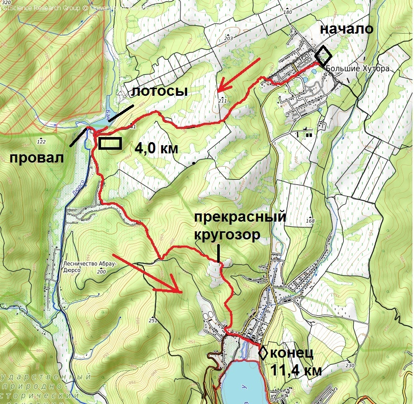 Маршрут похода