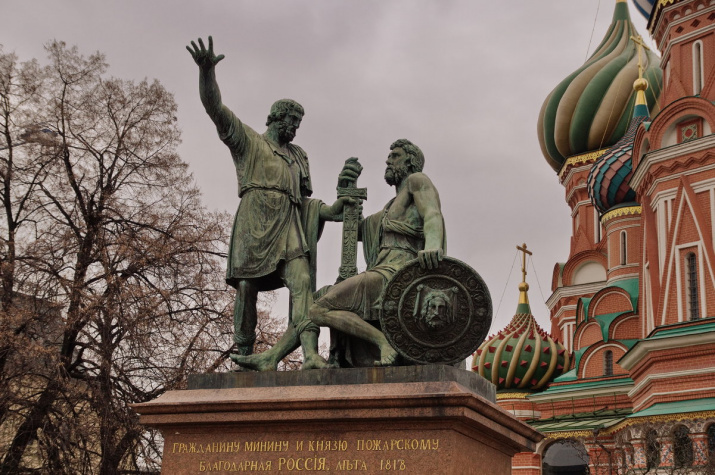 Памятник Минину и Пожарскому в Москве