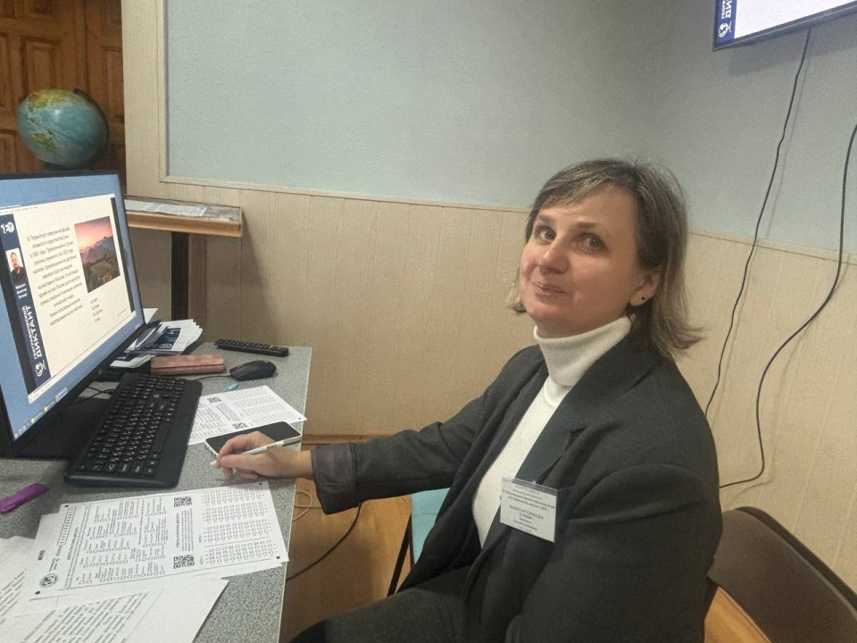 Организатор площадки диктанта - Оксана Закотнюк
