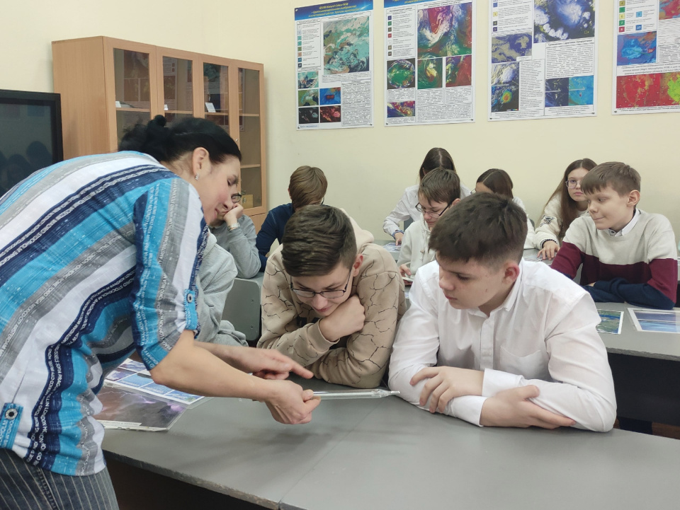 Во время лекции