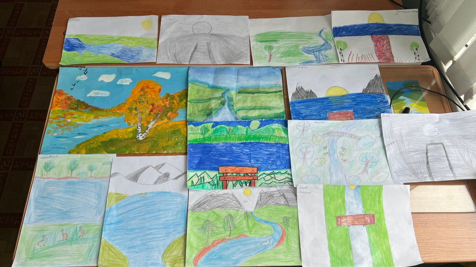 Рисунки участников 