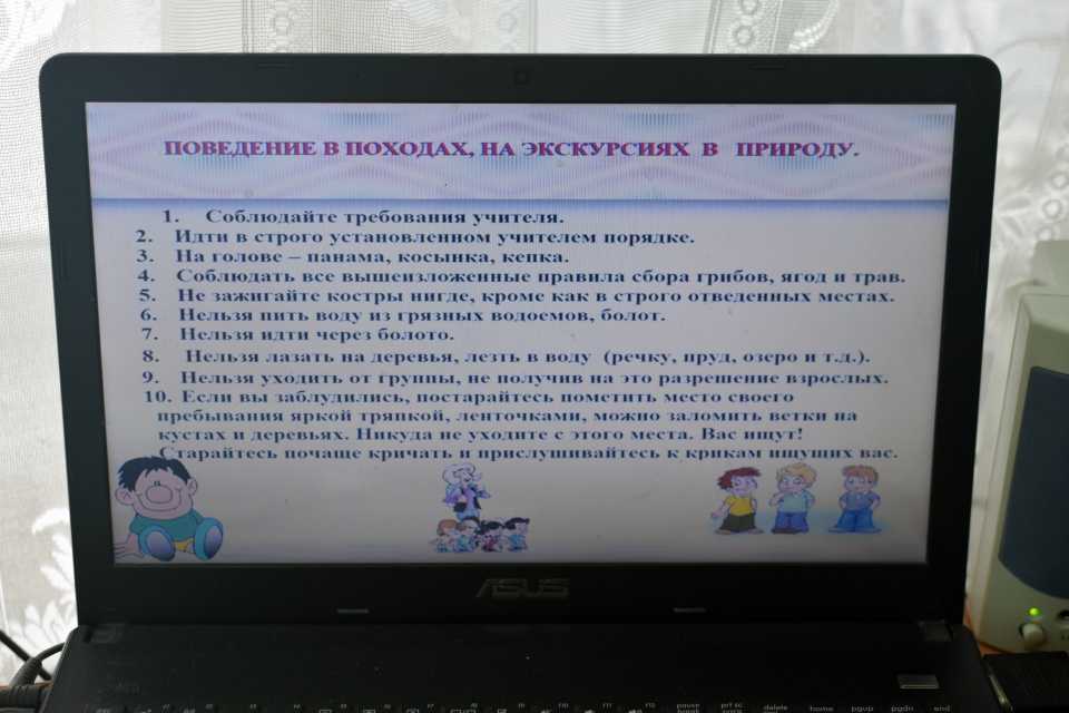 Урок природолюбия