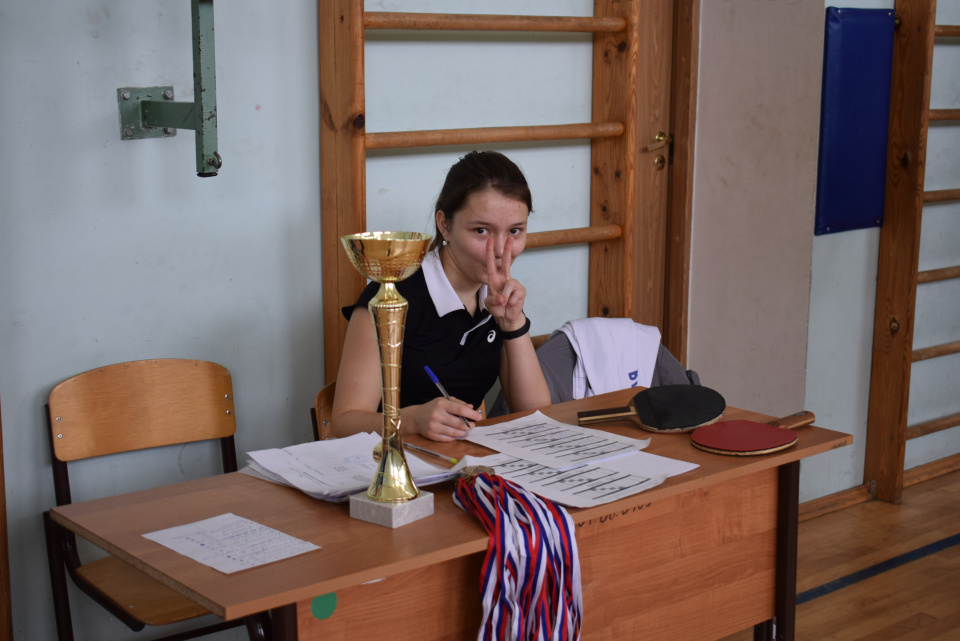 Шестой турнир по настольному теннису