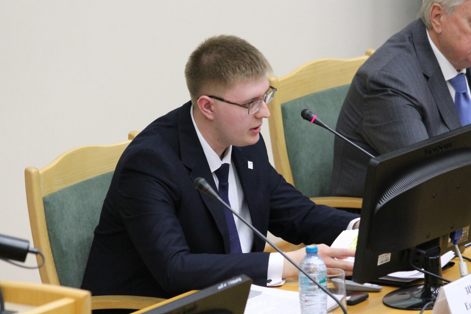 Председатель НСО МГИМО Егор Зиновьев