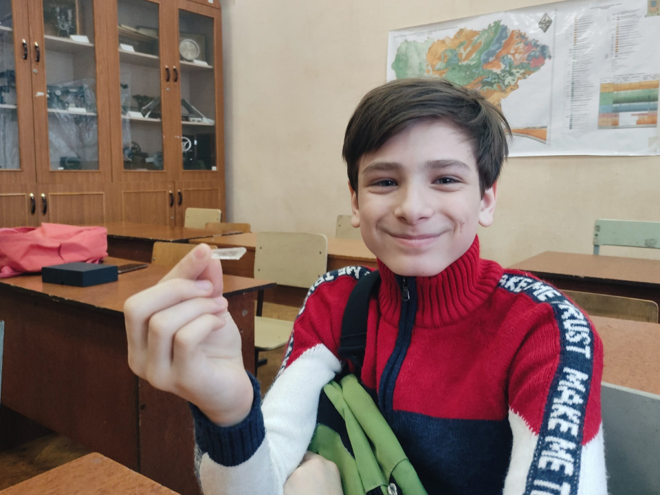 На встрече любителей минералов 