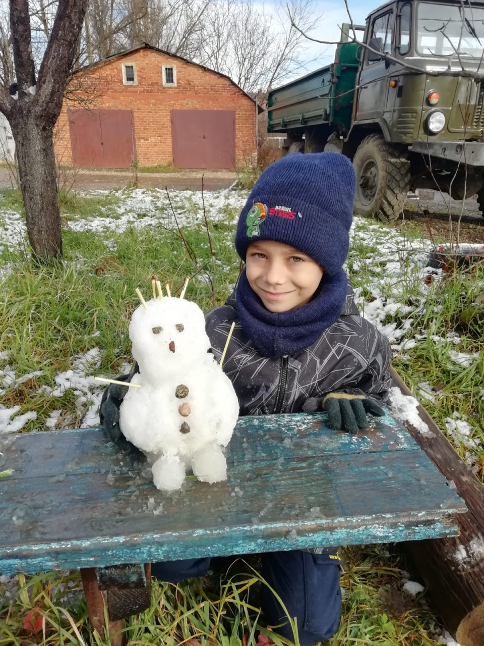 Маленький снеговичек