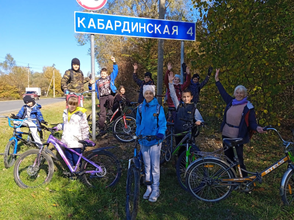 Участники велопробега