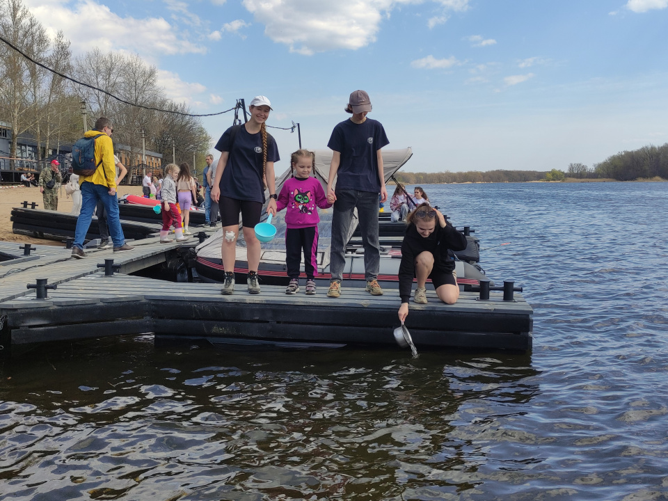 Во время акции "Водорослям – крышка!"