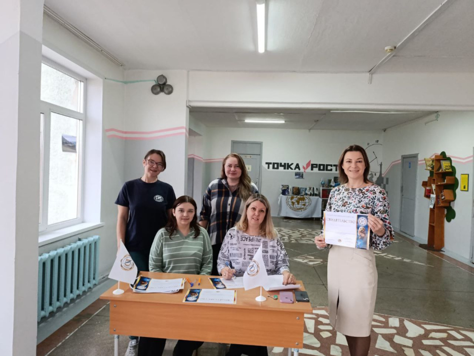 Участники географического диктанта в Подсиненской СОШ