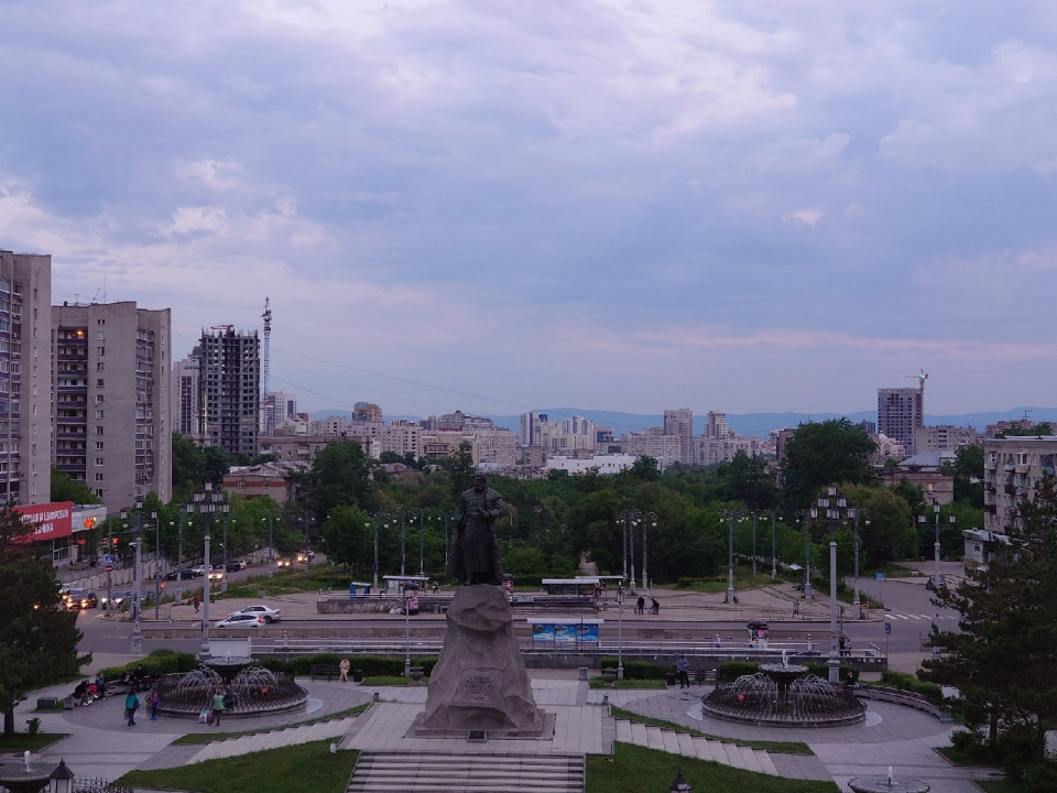 Промежуточная остановка по дороге на практику во Владивосток, Хабаровск, Хабаровский край, июнь 2022 г. 