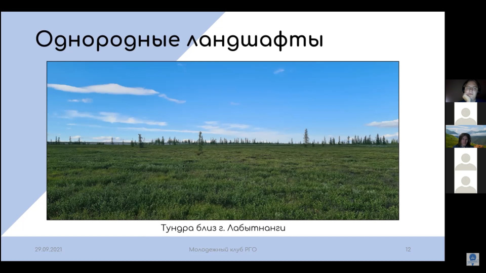Эстетика однородных ландшафтов тундр