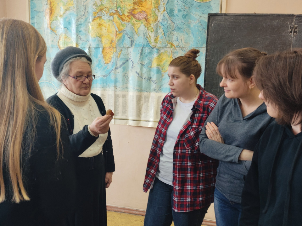 На встрече любителей минералов 