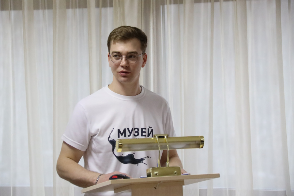 Вячеслав Симкин, руководитель Молодёжного клуба РГО "Нёр"