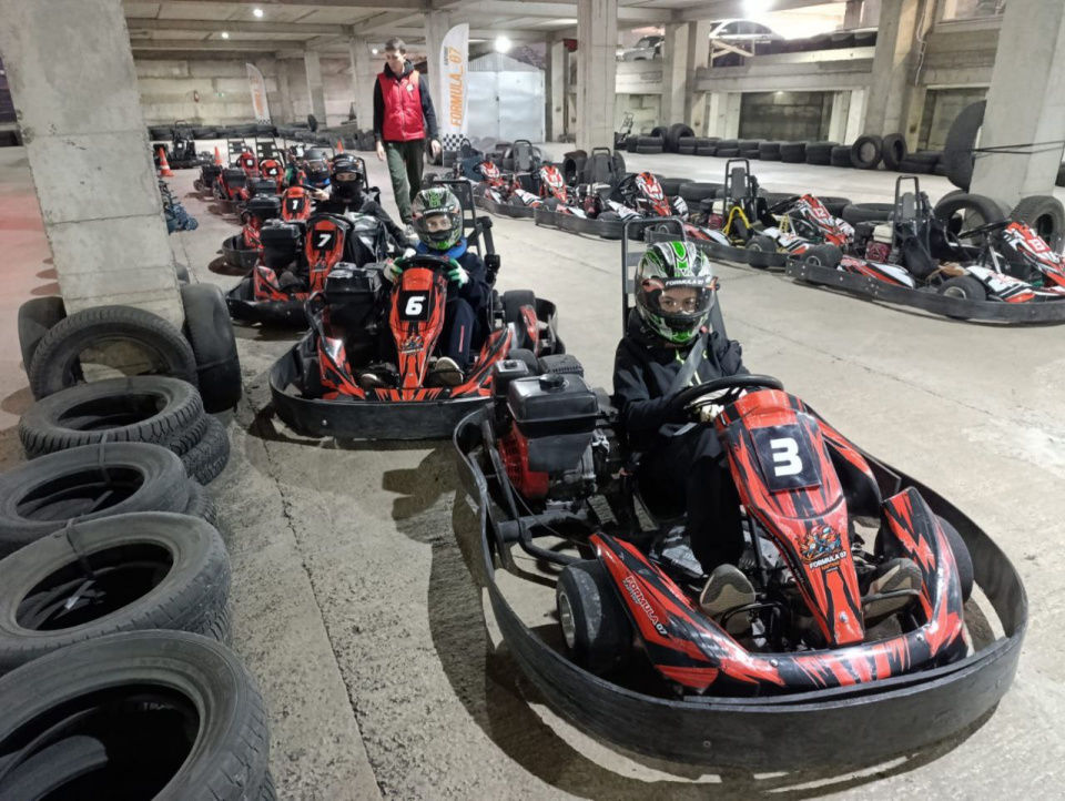 Занятие по картингу