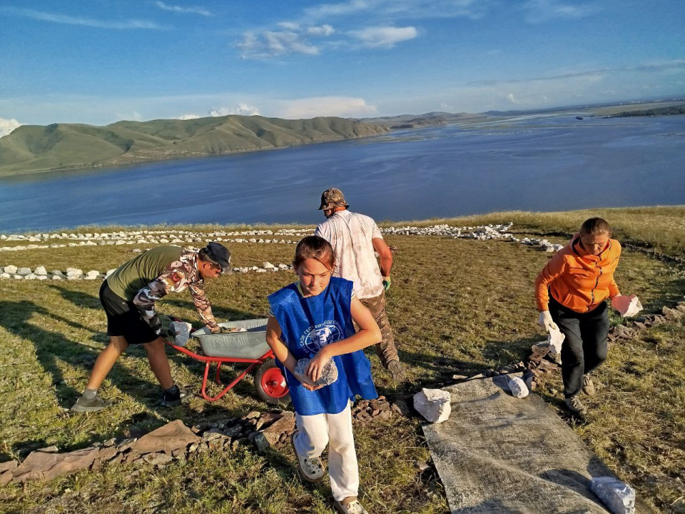 Выкладка геоглифа 